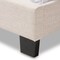 Baxton Studio Cassandra Modern Light Beige Upholstered Queen Size Bed 136-7455 - alternate 4